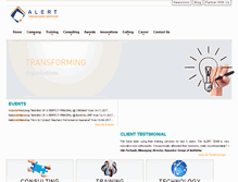Tablet Screenshot of alertindia.co.in